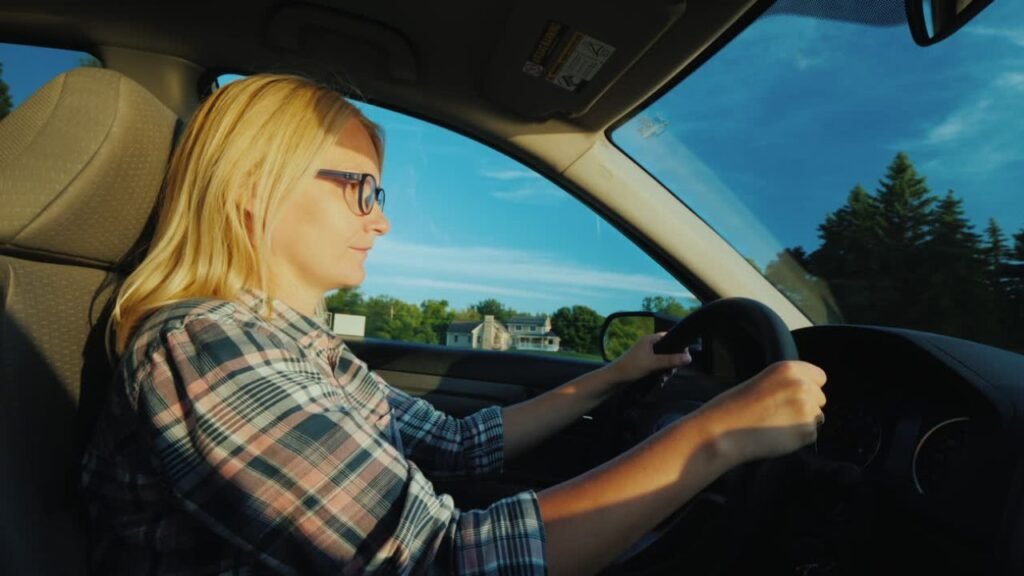 Girl Driving Car
